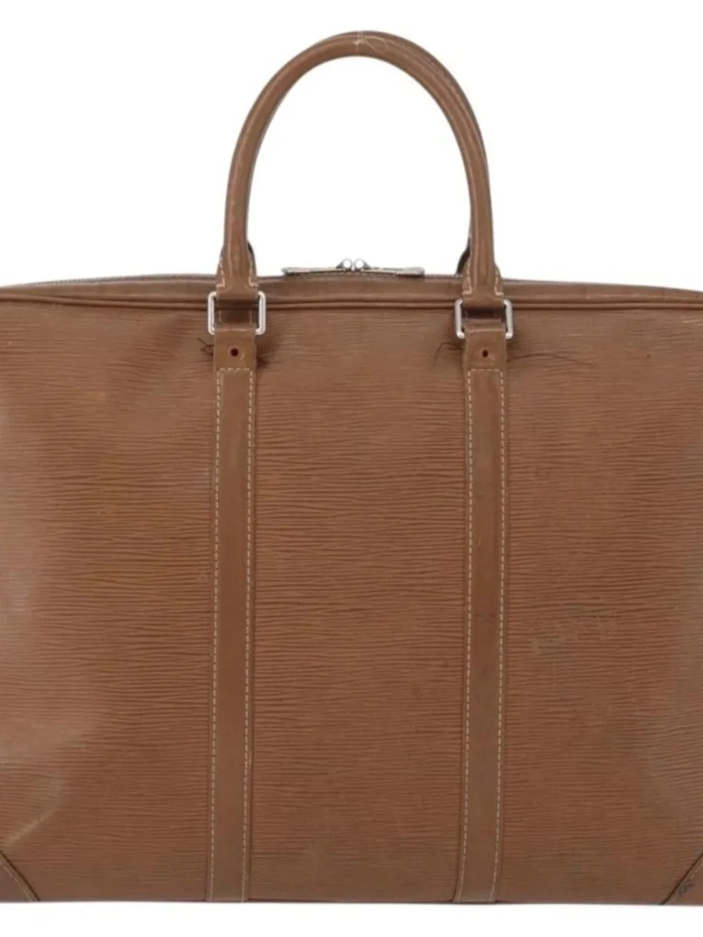 LOUIS VUITTON Epi Porte Documents Voyage Business Bag Brown